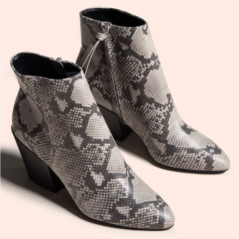 Dolce Vita Snakeskin Booties